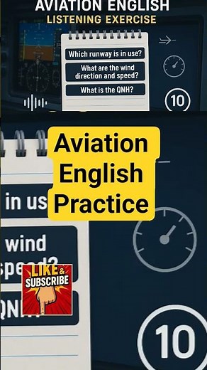 ✈️ ICAO Atis Listening Practice - Test Yourself #englishforpilots #icaoenglishtest #aviationenglish