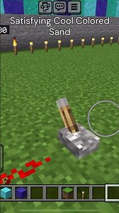 Satisfying Cool Colored Sand (Minecraft)