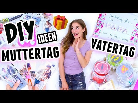 5 easy DIY MUTTERTAG und VATERTAG GESCHENKE ♡ BarbaraSofie