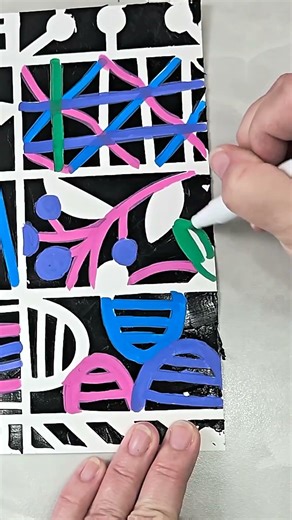 Mixed Media Junk Journal with Stencils and Acrylic Markers