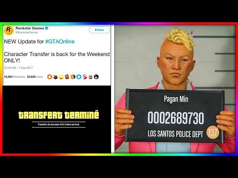 COMMENT TRANSFERER SON PERSONNAGE PS4 / XBOX ONE A LA PS5 / XBOX SERIE X/S OU PC SUR GTA 5 ONLINE !