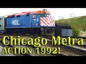 Chicago Metra Action 1992!