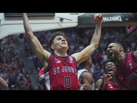 Spokane's Dylan Darling hits driving layup at buzzer, St. John's beats Kansas 67-65 in March Madness