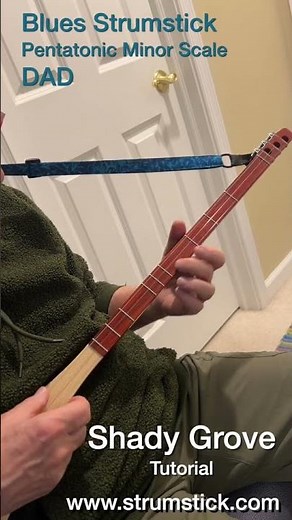 Blues Strumstick Shady Grove Tutorial vertical