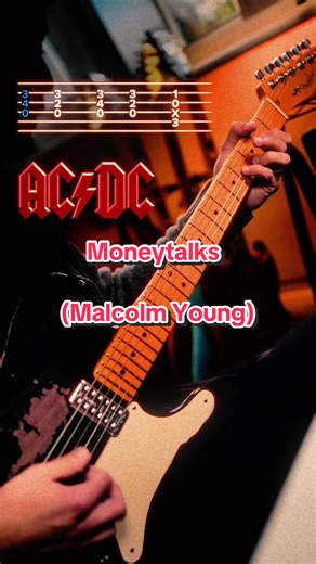 Learn Guitar Riffs from AC/DC's Moneytalks