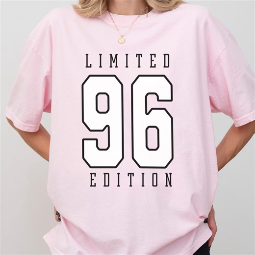 Limited Edition 96 Shirt, 30th Birthday Varsity Tee, Born 1996 Gift, Dirty Thirty Party T-shirt - Etsy