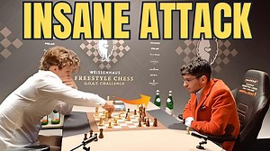 It was game two of the Quarter-Finals Tie-Break at the Freestyle Chess 2024 G.O.A.T Challenge and GM Magnus Carlsen (2830) was up against GM Alireza Firouzja (2760). Magnus Carlsen started pushing his "a" pawn from the start clearly stating his attacking intentions. Can Alireza resist the attacks? Watch the game to see what happens. Video: ChessBase India #Chess #ChessBaseIndia #magnuscarlsen #freestylechess | ChessBase India