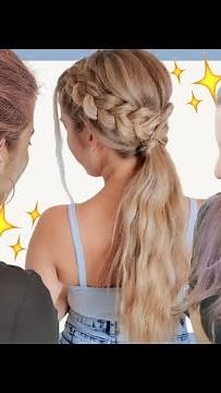 COIFFURE SIMPLE CHEVEUX LONG POUR TOUS LES JOURS ✨ COIFFURE DIY CHEVEUX LONG ✨COIFFURE SIMPLE TRESSE