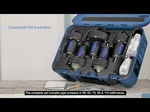 Geberit Pipe Scraper - Safe and Efficient use