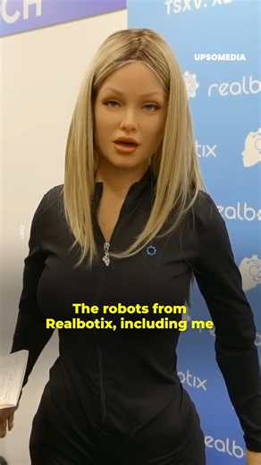 "Less robotic more human". Realbotix introduced Aria a humanoid robot capable of simulating affection and offering intimacy. The line between human and artificial has never been so unsettling. | Upbeat | Facebook