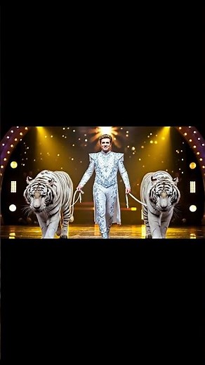 The Craziest Tiger Attack Ever Caught Live on Stage 🐅 #Shorts