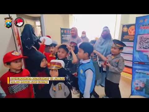 Resnarkoba Polres Gresik kunjungan dari adik-adik TK AlIbrah dalam rangka memperingati Hari Kartini.