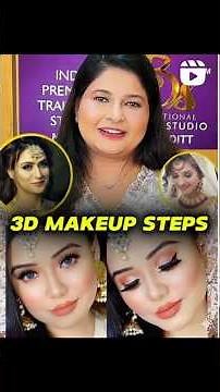 3D Makeup Steps | Full Bridal & Party Look Tutorial