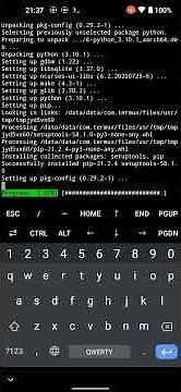 如何在 Android 上的 Termux 安裝 Python 及執行 Python 程式 #Shorts