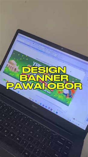 Terima kasih atas kepercayaan yang telah diberikan 🙏 Kami ucapkan terima kasih telah order design banner Pawai Obor Ramadhan 2026. Semoga banner ini menambah semarak dan keberkahan di bulan suci Ramadhan 🌙✨#designbanner #designjersey #jasadesain #coreldraw