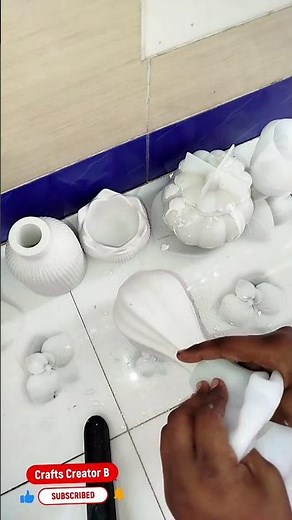 Watch How I Unmold Gypsum Flower Pot Perfectly!”
