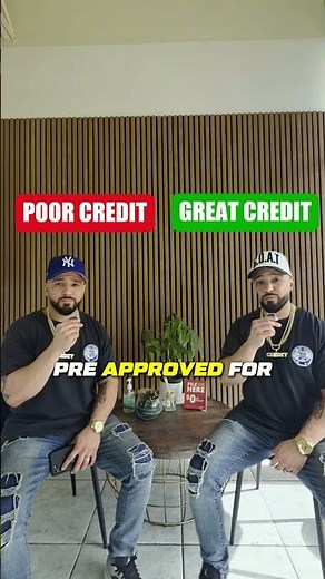 Good Credit vs Bad Credit #creditscore #moneyhacks