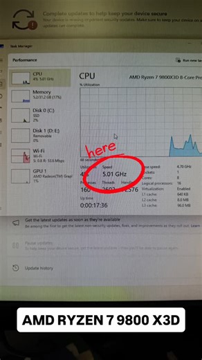  ¿POR QUÉ MI RYZEN MARCA 5.01 GHz SI DICE 4.7 GHz? En esta imagen...