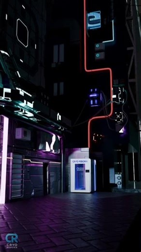 Monochrome - Single-Room Cryo-Chamber #cryotherapy #3d