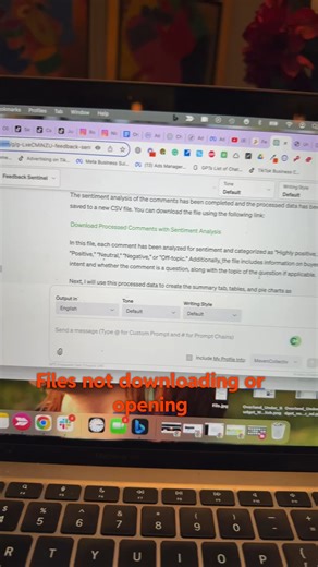 Download of created docs not working
