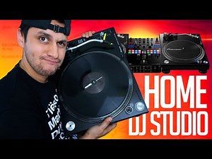 Building a NEW Home DJ Studio w/ Pioneer DJ PLX-1000 Turntables & DJM-S9 Club Mixer (Home DJ Setup)
