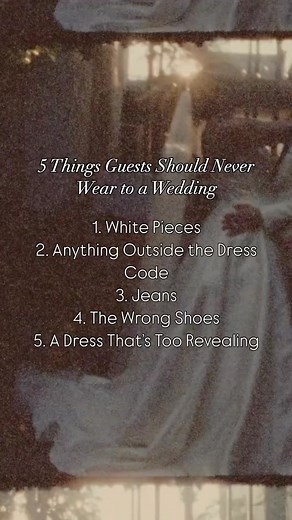 55K views · 13 reactions | Rule 1: Don’t wear white to a wedding. | BRIDES | Facebook