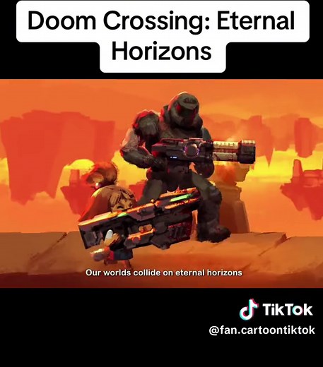 Doom Crossing: Eternal Horizons ~ Music Video feat. Natalia Natchan aka PiNNKII #newhorizons #doometernal #isabelle #doomguy #doomslayer #cartoon #fyp #avm @Fan.Cartoon