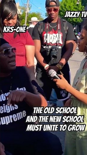 KRS-One speaks on how the older and younger people must listen to each other to grow as a culture