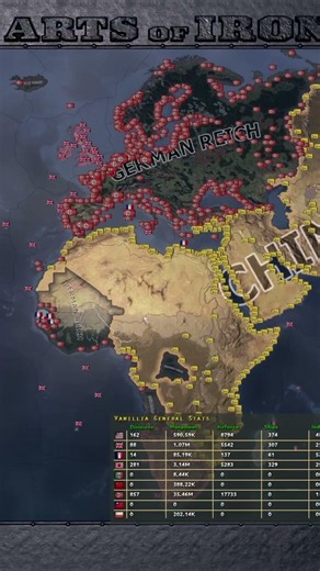 BATTLE ROYALE WITH OLD EMPIRES / HOI4 TIMELAPSE #germany #hoi4 #heartsofiron4 #heartsofironiv