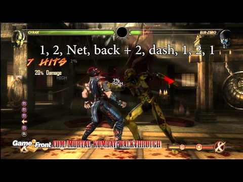 Mortal Kombat Walkthrough - Kombatant Strategy Guide - Cyrax