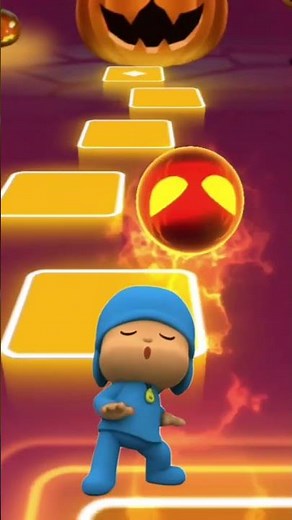 Pocoyo Perfect Dance! Tiles Hop Music Beat Gameplay 1🎶✨