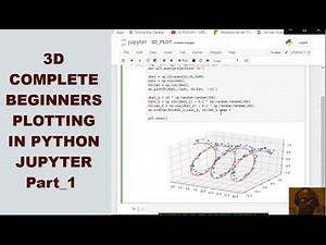 3D Python Jupyter programming Plot For Complete Beginners and DATA SCIENTIST/ANALYST
