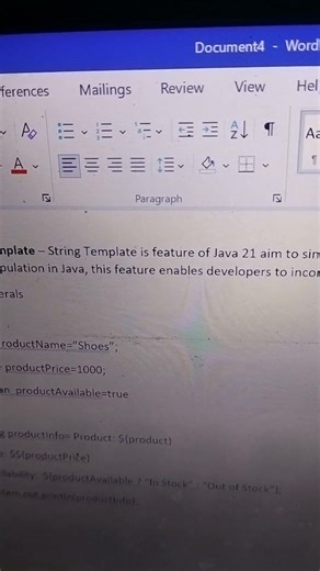 String Template
