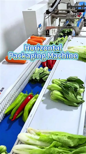 Have you even seen vegetables packaging machine?#vegetables #fruits #packaging #packagingmachine #automatic #assembly #factory #packingmachine #effect #packing