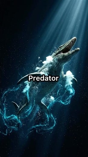 Imagine Swimming While This Ambush Predator Lurked Below 😳 #mosasaurus #ocean #survival