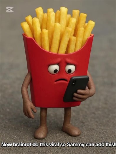 New brainrot unlocked name is (Fry Mob) make this viral!#viral #brainrot #meme #fries🍟