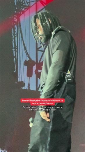 Damso : Impardonnable en Concert aux Ardentes 2025