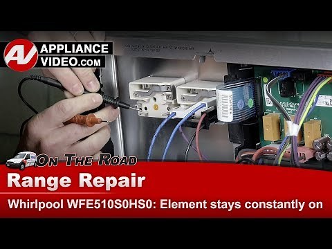 Whirlpool Stove Repair - Element Will Not Heat - 8" Element Infinite Switch