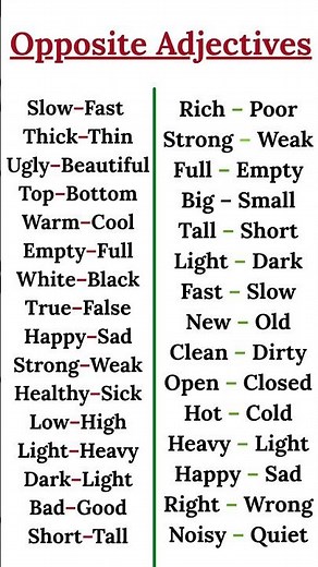 Antonyms 101: Learn Opposite Words in English | Easy English Shorts