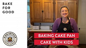 32K views · 311 reactions | Baking With Kids is back! Are you looking for something easy and delicious to make with your children? Over the years, Cake Pan Cake has been one of King Arthur's most requested recipes. Dark, moist, delicious, and CHOCOLATE, this is truly a cake for all reasons and all seasons. Watch the how-to video, and follow along with the recipe: https://bakewith.us/CakePanCake | King Arthur Baking Company | Facebook