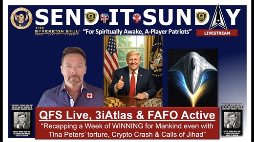 MAGA Winning: QFS Live, 3iAtlas Nears, President Trump's FAFO on Deep State as Crypto Crashes & More