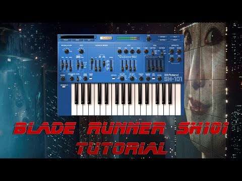 Blade Runner Opening Theme lead synth sound Roland SH101 Tutorial