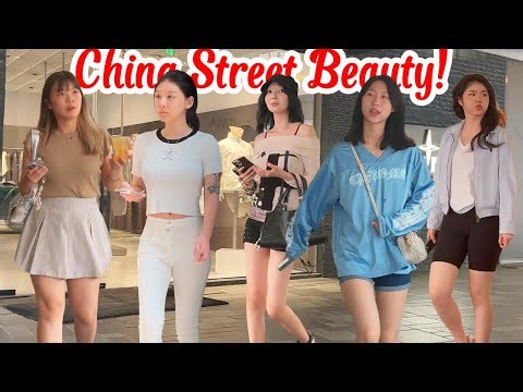 Top 10 Beautiful Girls I Met in China 🌸👀 4K