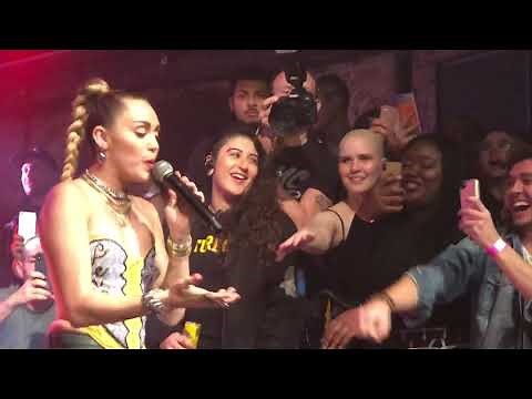 Miley Cyrus Nothing Breaks Like a Heart live in Heaven Night Club London 07/12/18