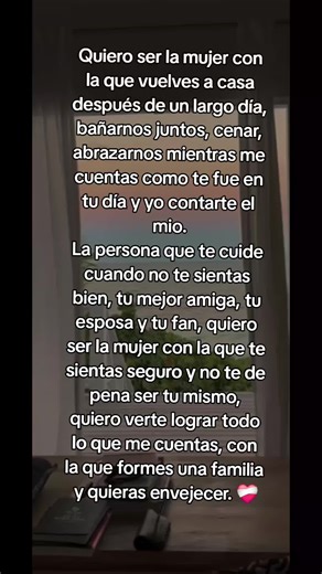 Quiero ser tu compañera de vida❤️‍🩹#indirecta #viral #parati #besos #fyp #amor #compañeradevida #juntos