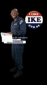 11K views · 243 reactions | Our Warrior Sailors set the standard!   BZ to HM3 Sheppe, from Meridian, Idaho, our Warrior of the Week! HM3 works as a dental technician aboard #MightyIKE BZ to LN2 Mccammon, from Atlanta, Georgia, our Safety Pro of the Week! LN2 conducts administrative tasks in our Legal Department!  #AmericasNavy250 #IKECarrierStrikeGroup #GreaterEachDay #BestDamnShipintheNavy | USS Dwight D. Eisenhower (CVN 69) | Facebook