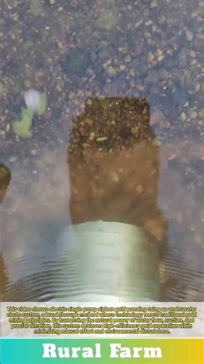 Electric Single Pump Siphon Gold Panning Underwater Chute Efficiency: Siphon Gold Panning Equipment