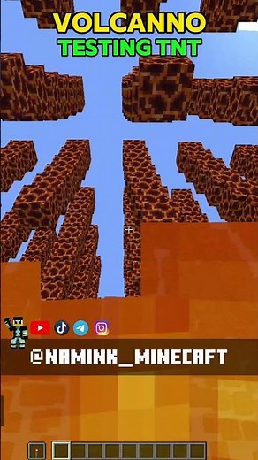 Minecraft: Volcano TNT Eruption 🌋