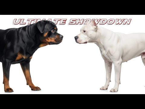 Ultimate showdown: Rottweiler vs Dogo Argentino