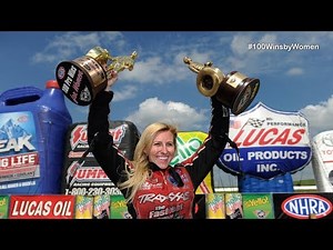 Courtney Force gets 100th pro win by a woman